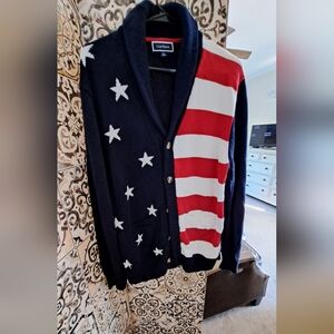 Men'  size large cardigan sweater